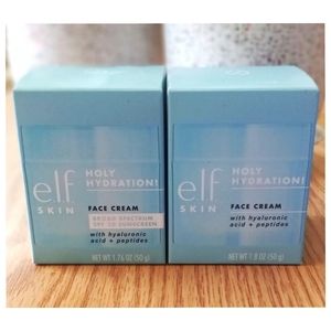 Elf Holy Hydration Face Cream & Elf Holy Hydration Face Cream with SPF 30